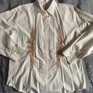Men’s long sleeve button up